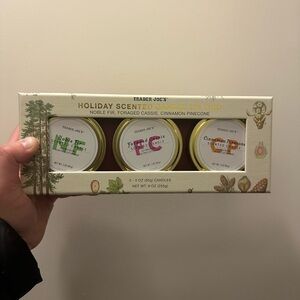 NEW Trader Joe’s Holiday Scented Candle Trio Gift Set